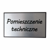 Tablica pomieszczenie techniczne 25/15cm